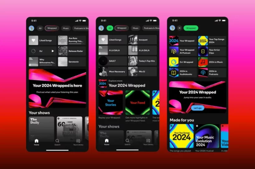 Estos son fueron los artistas más escuchado del 2024 según Spotify Wrapped 2024