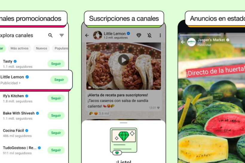 Meta activa los anuncios en los Estados de WhatsApp