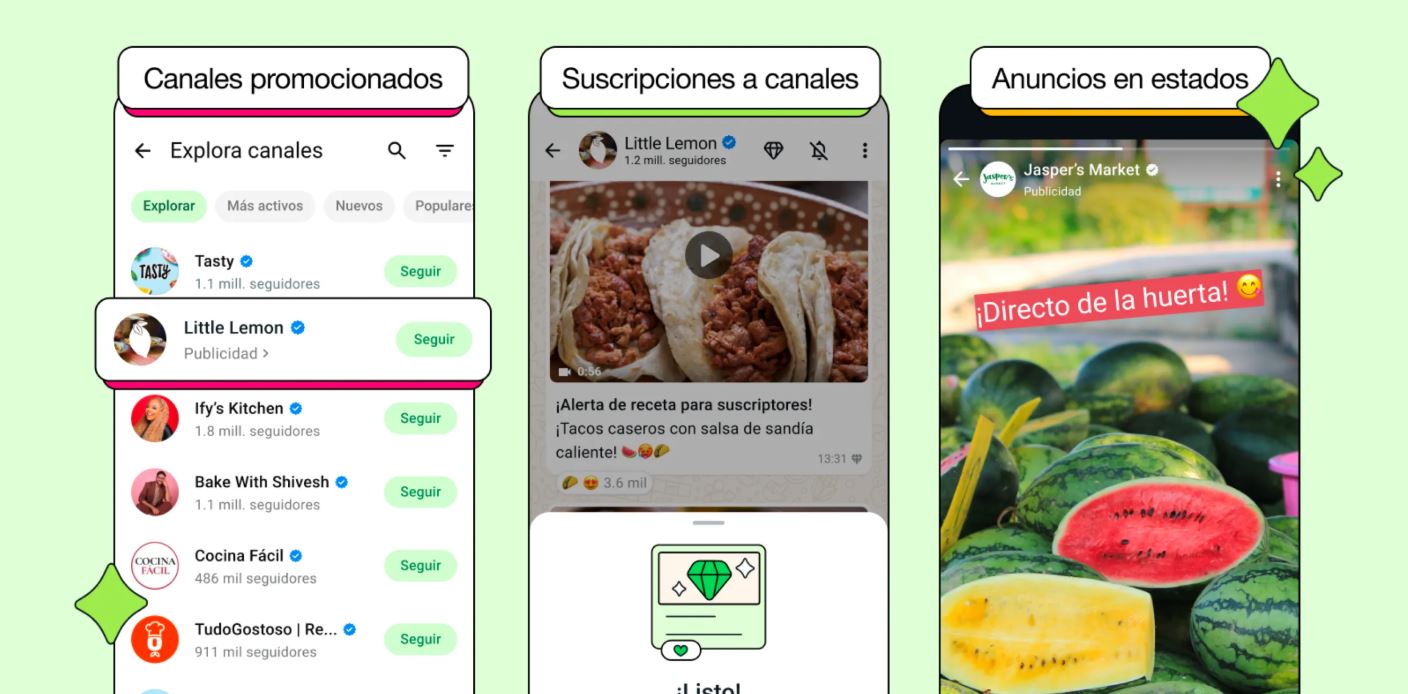 Meta activa los anuncios en los Estados de WhatsApp